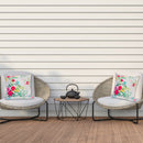 Botanical Print Outdoor Waterproof Cushion Wildflower - Set of 2