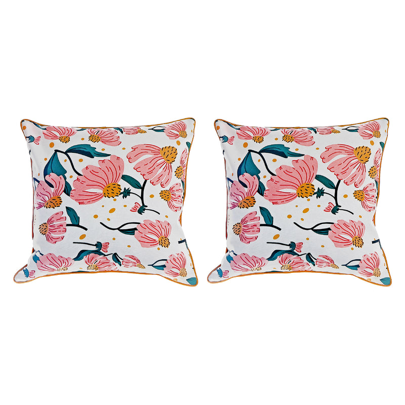 Botanical Print Outdoor Waterproof Cushion Coneflower - Set of 2