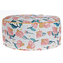 Botanical Print Outdoor Inflatable Pouf Coneflower