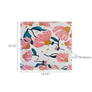 Botanical Print Outdoor Tufted Chair Pad Coneflower