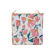 Botanical Print Outdoor Chair Pad Coneflower, Coneflower Outdoor Chair Pad, Floral Patio Seat Cushion, Garden Furniture Accessory