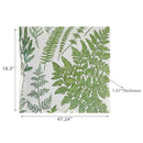 Botanical Print Outdoor High Back Chair Pad Fern