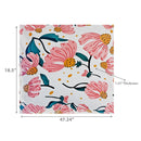Botanical Print Outdoor High Back Chair Pad Coneflower