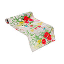 Botanical Print Outdoor Table Runner 72" Wildflower
