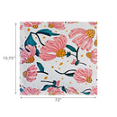 Botanical Print Outdoor Table Runner 72" Coneflower