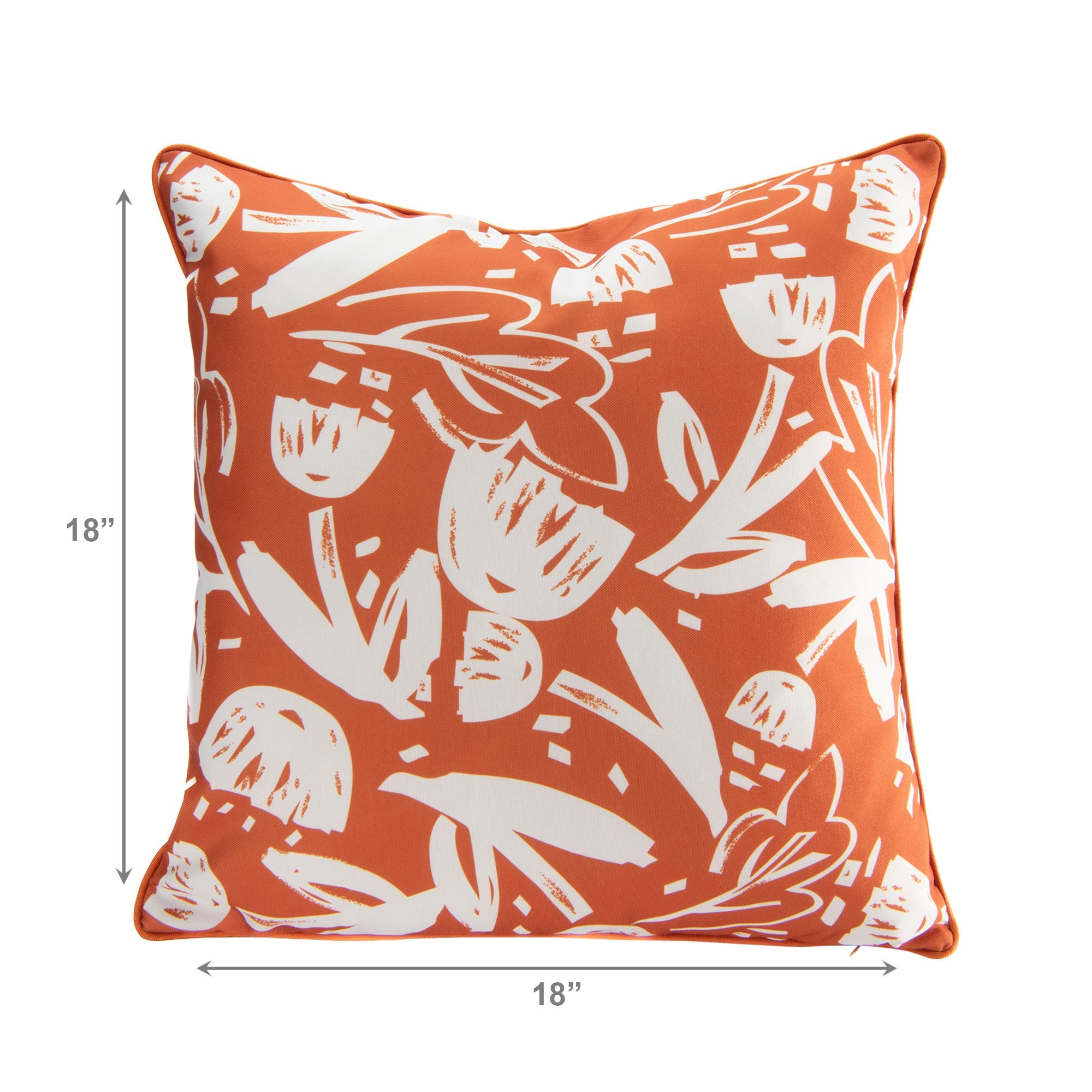 Alloy Orange Charm Collection Outdoor Waterproof Cushion - Set of 2