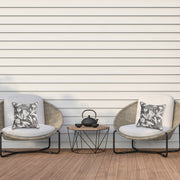 Warm Gray Taupe Charm Collection Outdoor Waterproof Cushion - Set of 2
