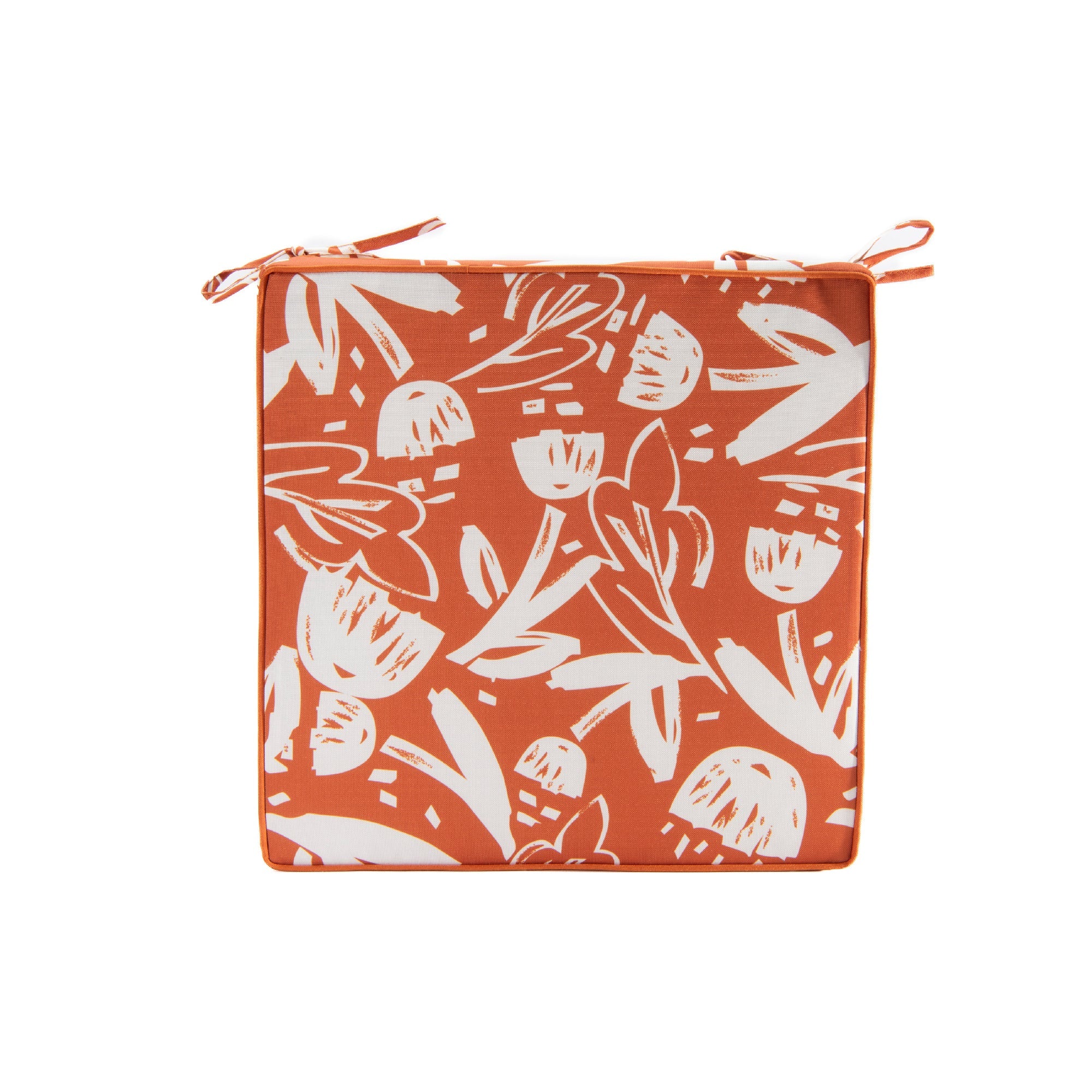 Alloy Orange Charm Collection Outdoor Chair Pad - Set of 2