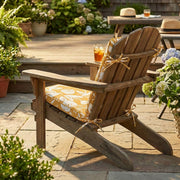 Golden Yellow Charm Collection Outdoor Chair Pad - Set of 2