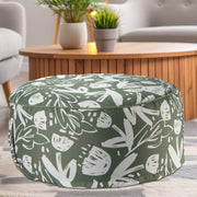 Moss Green Charm Collection Outdoor Inflatable Pouf