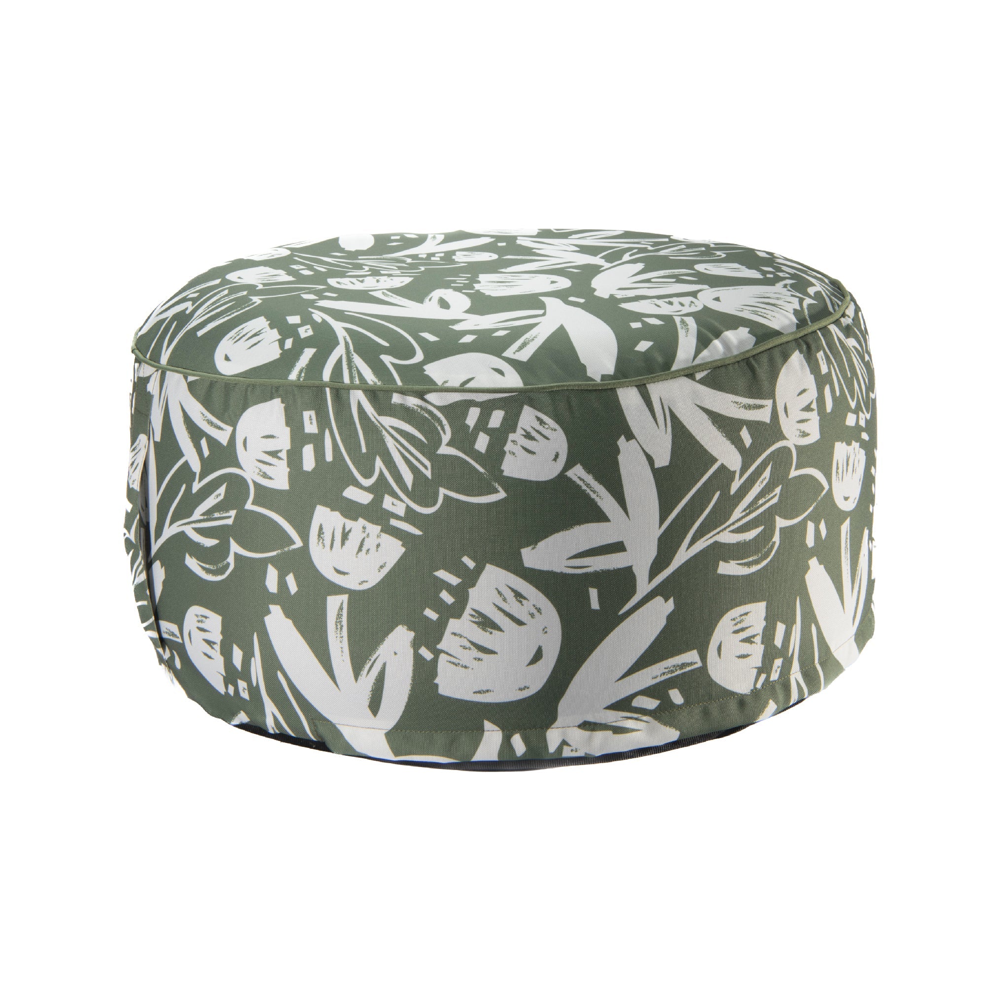 Moss Green Charm Collection Outdoor Inflatable Pouf