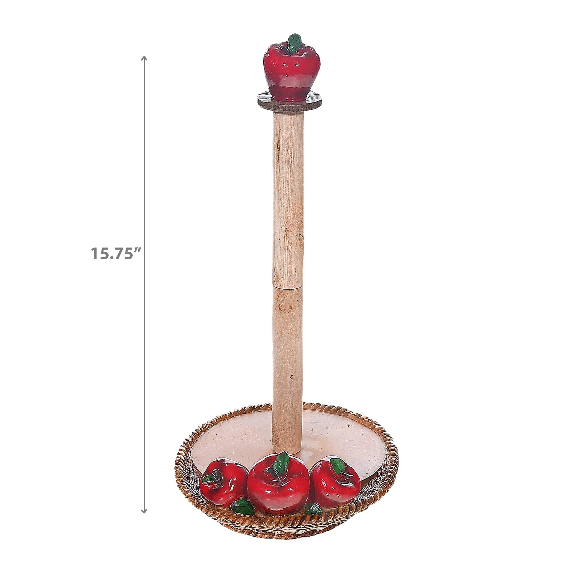 Paper Towel Holder Fresh Clean Apple Decorative Kitchen Counter Paper Towel Stand