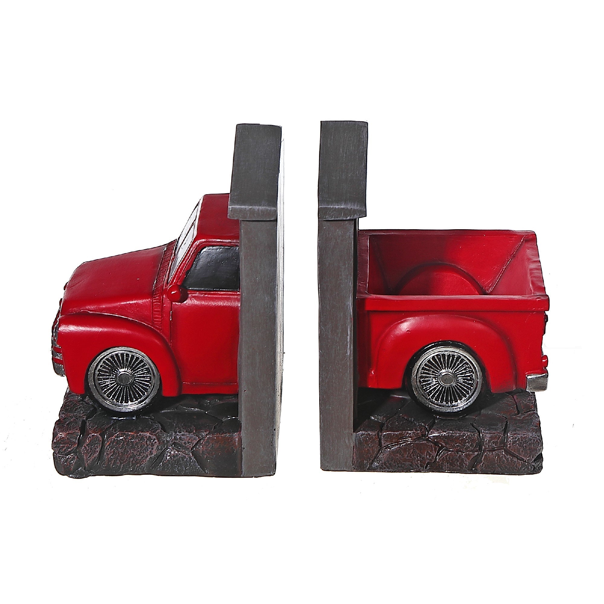 Truck Bookends Reliable Service, Desk Organizer, Office Decor, Book Holder