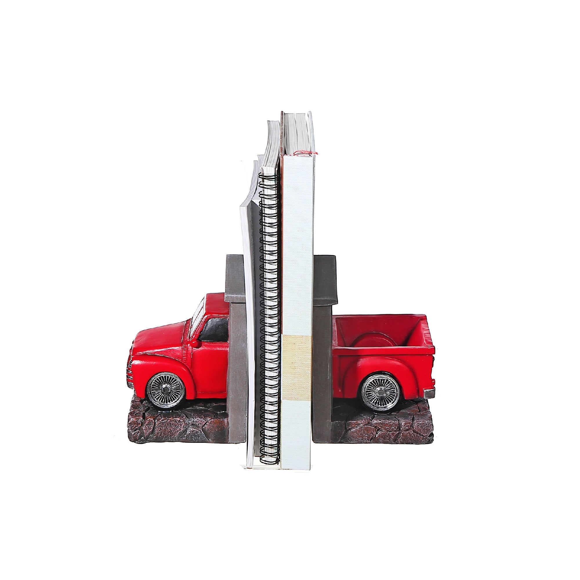Truck Bookends Reliable Service, Desk Organizer, Office Decor, Book Holder