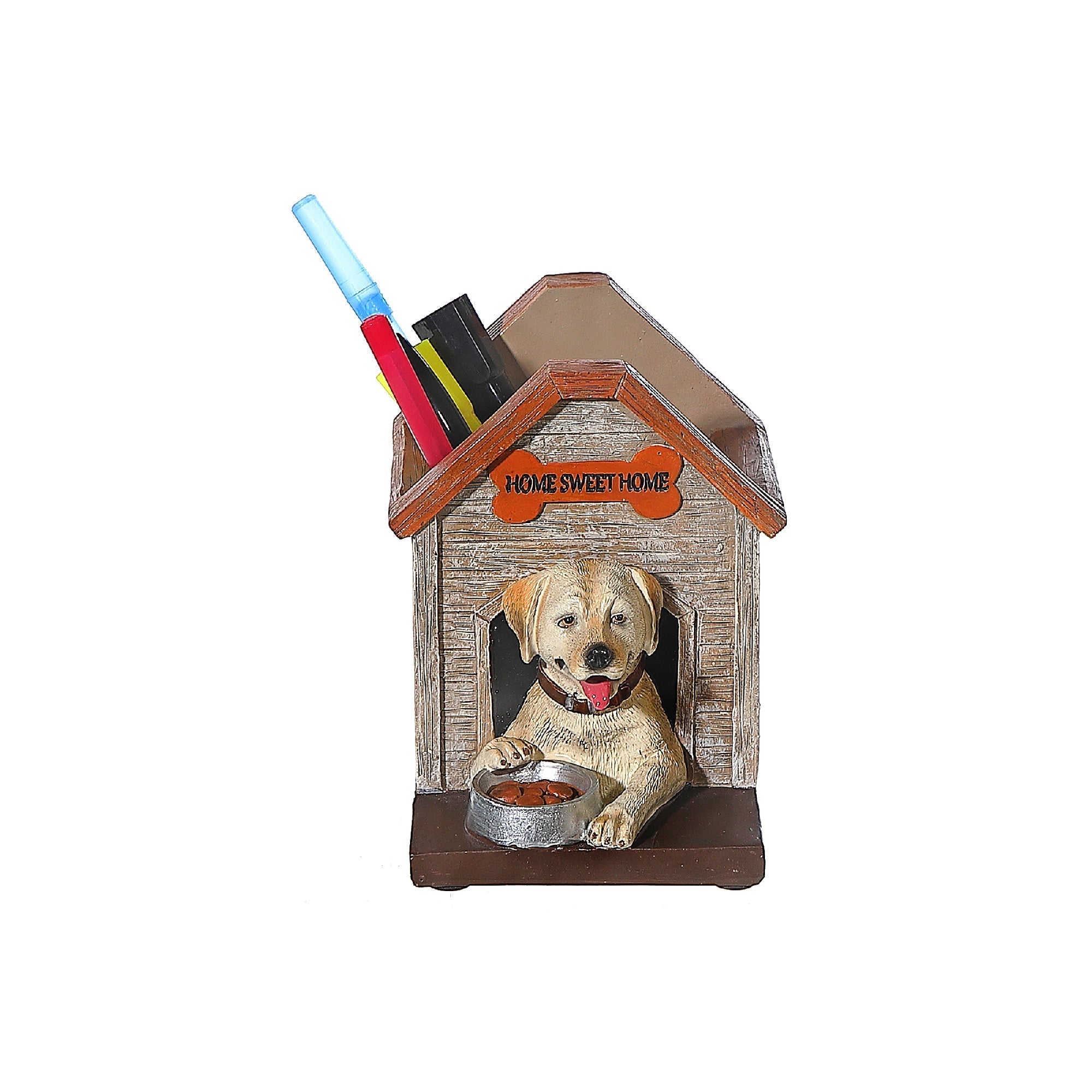 Labrador Dog Pen Holder Home Sweet Home, Desk Organizer, Office Decor