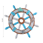 Nautical Ship Wheel Smooth Sailing Wall Decor, Coastal Home Decor, Maritime Accent