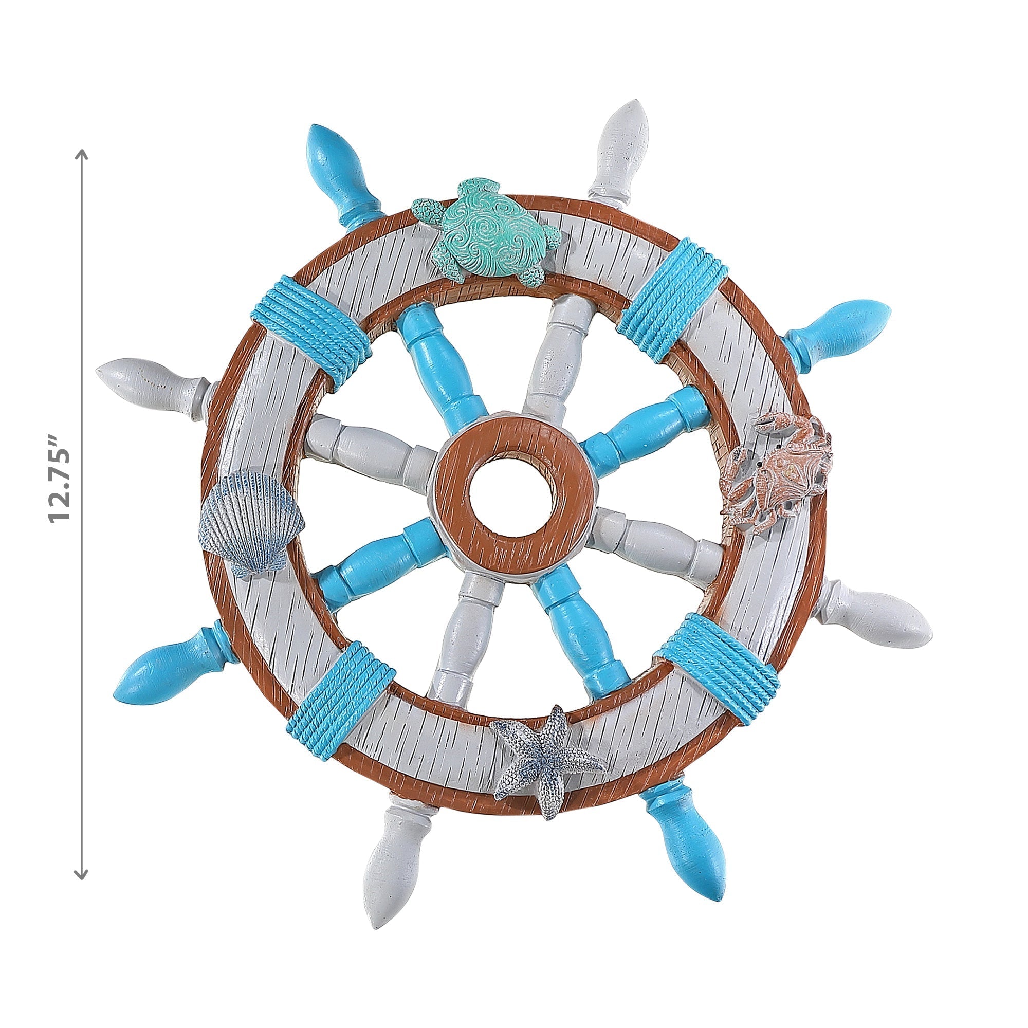 Nautical Ship Wheel Smooth Sailing Wall Decor, Coastal Home Decor, Maritime Accent