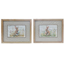Framed Printed Wall Art (Bunny & Easter Egg) (Asstd) - Set of 2