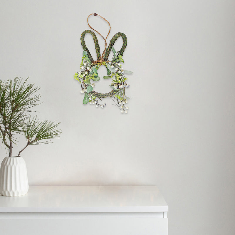 Berries Bunny Wreath With Hanger