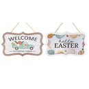 Wooden Wall Hanger Welcome TruckHello Easter - Set of 2
