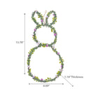 Bunny Leaves & Floral Wall Hanging