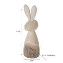 Wooden 2 Tone Bunny Decor