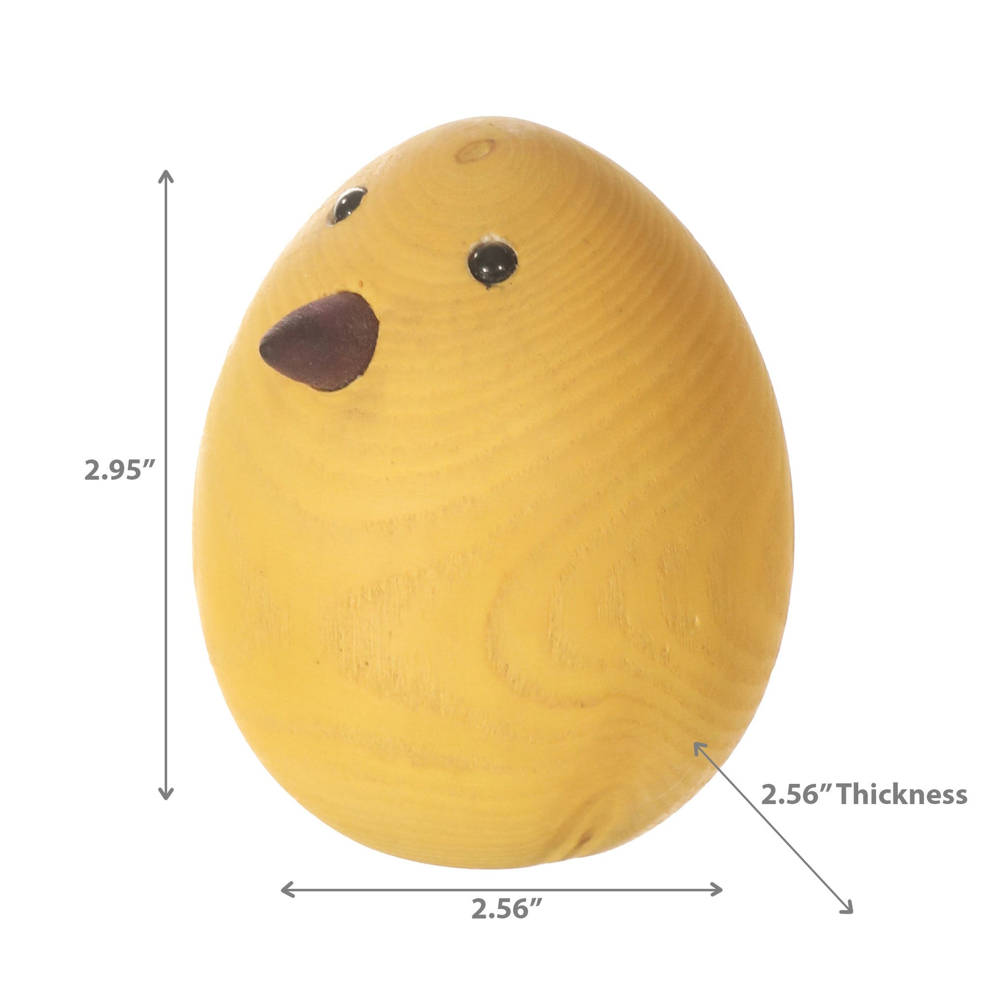 Wooden Chick Egg Decor