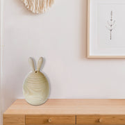 Natural Wooden Bunny Egg Decor, Farmhouse Easter Decoration, Rustic Table Accent