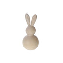 Natural Wooden Round Bunny Decor