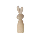 Natural Wooden Bunny Decor