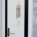 22" Round Natural Wood Wind Chime