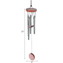 22" Round Wood Wind Chime