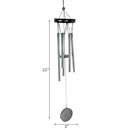 22" Round Wood Wind Chime
