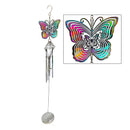 23" Colorful Butterfly Spinner & Wind Chime