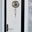 23" Wind Spinner With Tail Star Flower