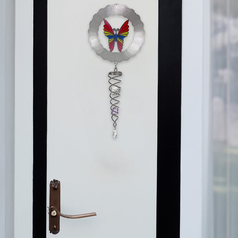 23" Wind Spinner With Tail Butterfly