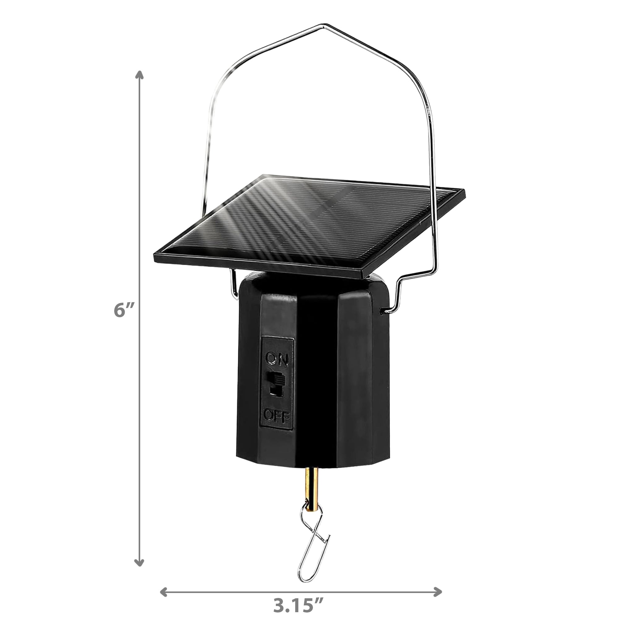 Solar Generator Spinner, Outdoor Solar Powered Garden Decor, Rotating Yard Ornament