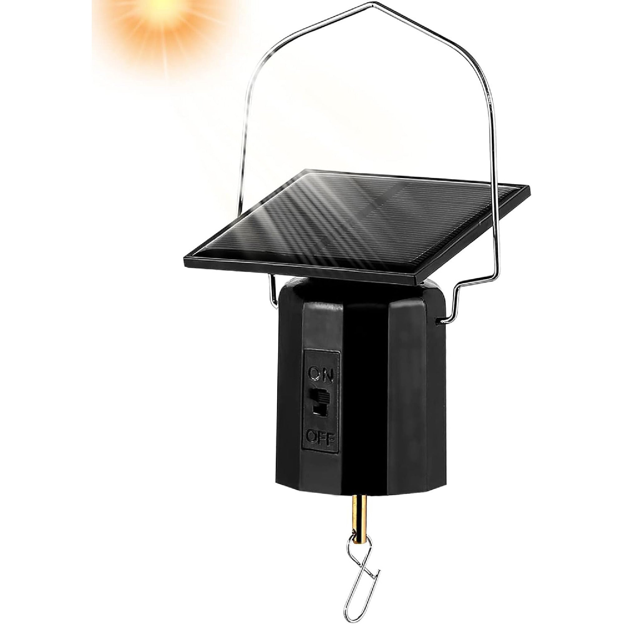 Solar Generator Spinner, Outdoor Solar Powered Garden Decor, Rotating Yard Ornament