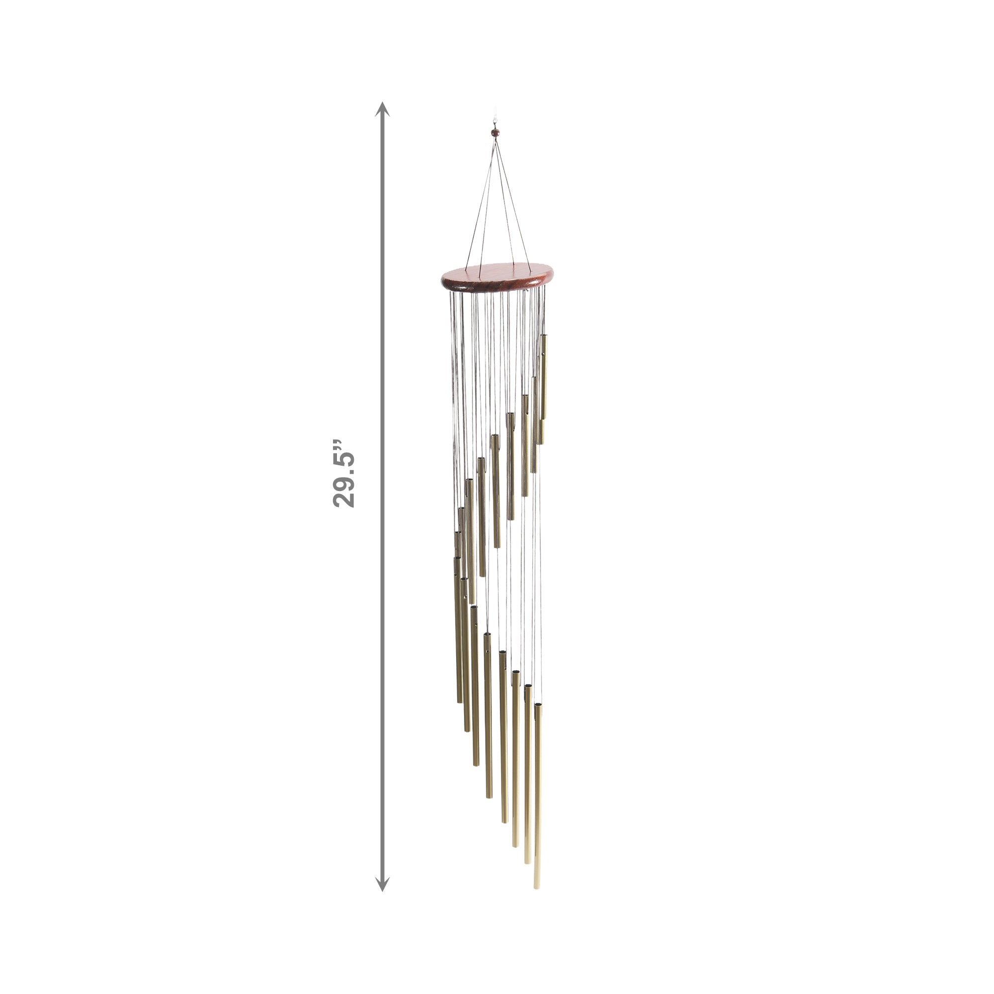 39" Extra-Long Waterfall Metal Windchime - Set of 2