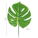 Artificial Monstera Leaf - Set of 36