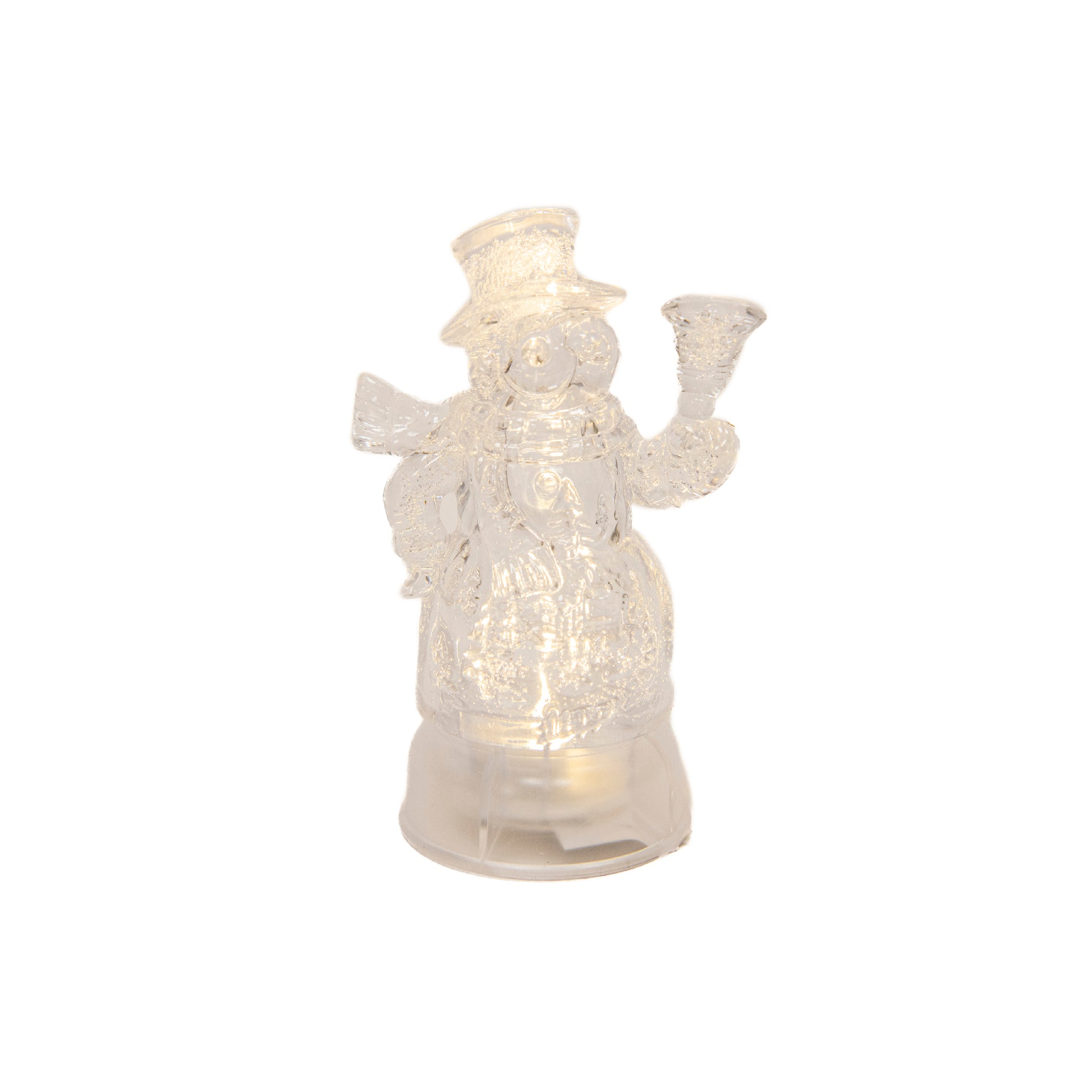 LED Acrylic Snowman, Christmas, Holiday Decor- Set of 4