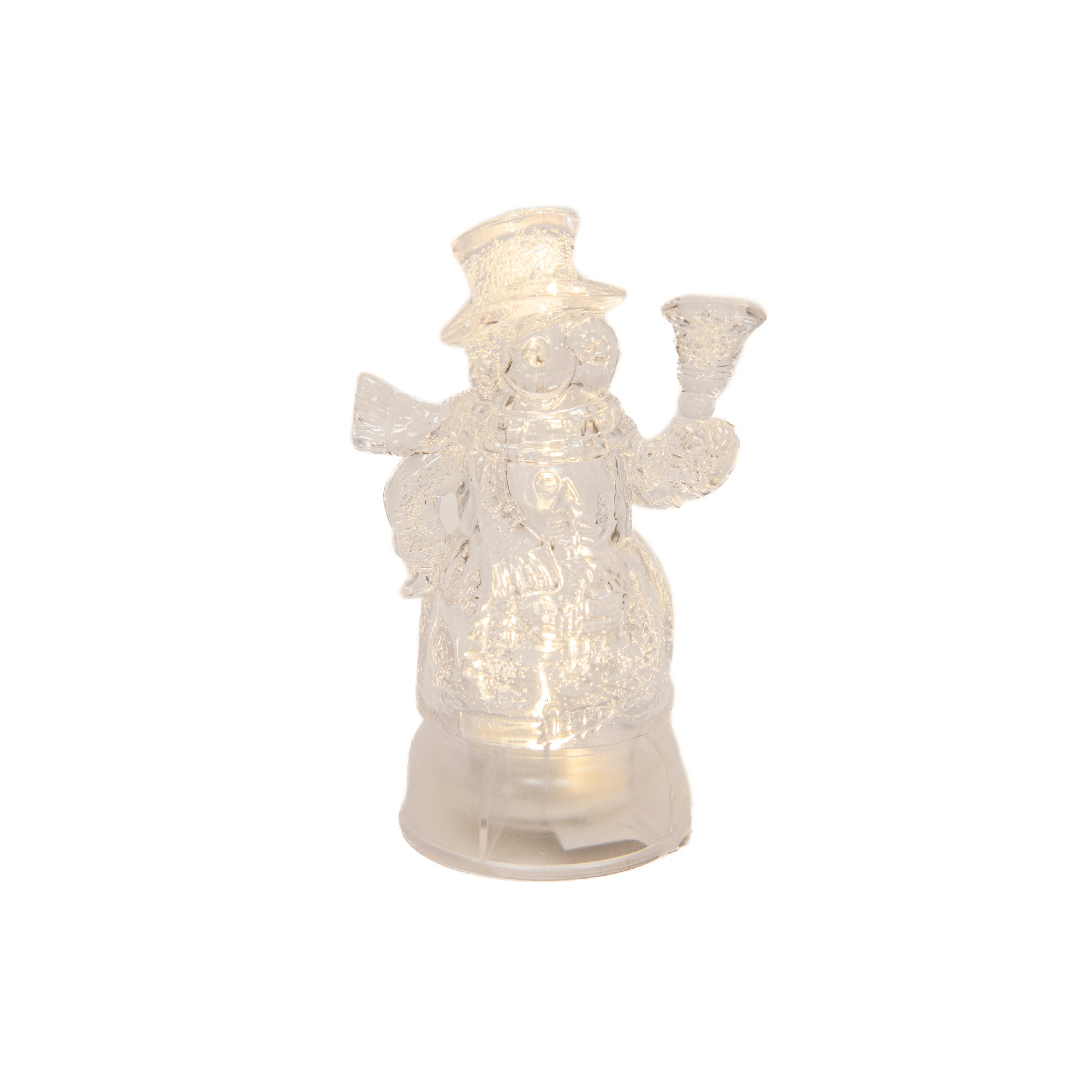 LED Acrylic Snowman, Christmas, Holiday Decor- Set of 4