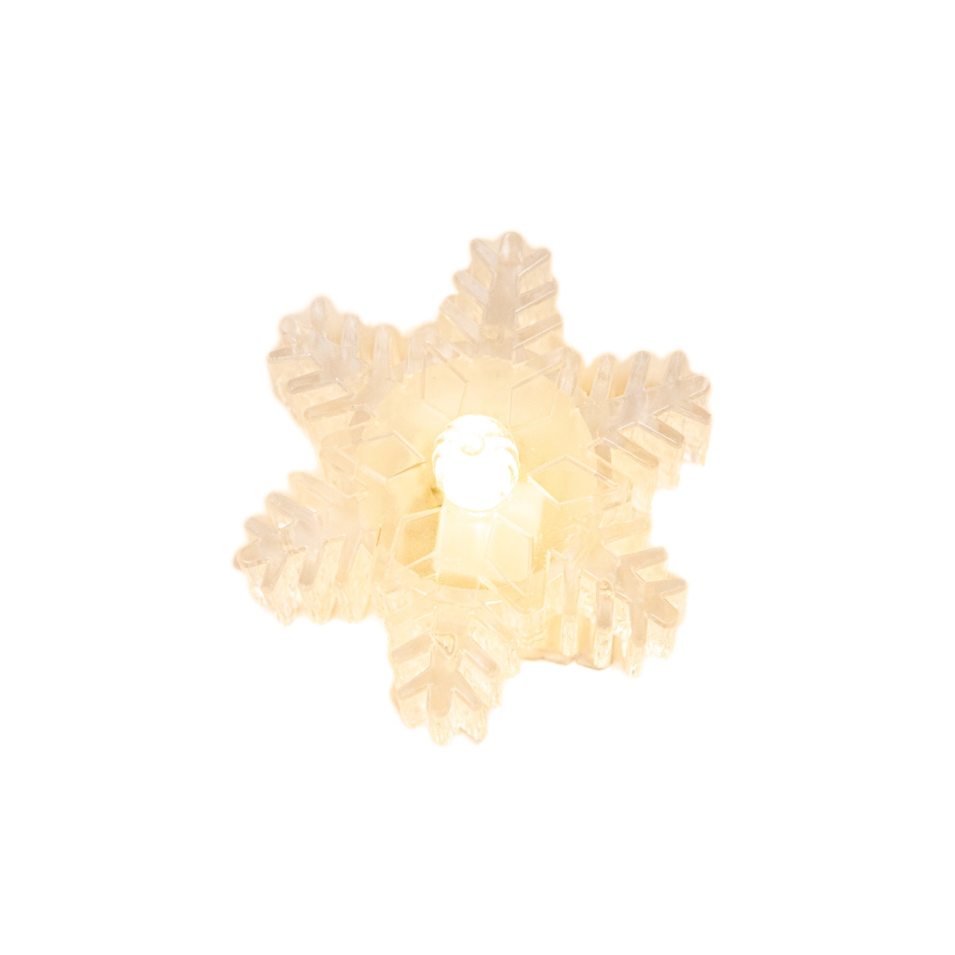 LED Acrylic Snowflake Tealight, Christmas, Holiday Decor- Set of 6