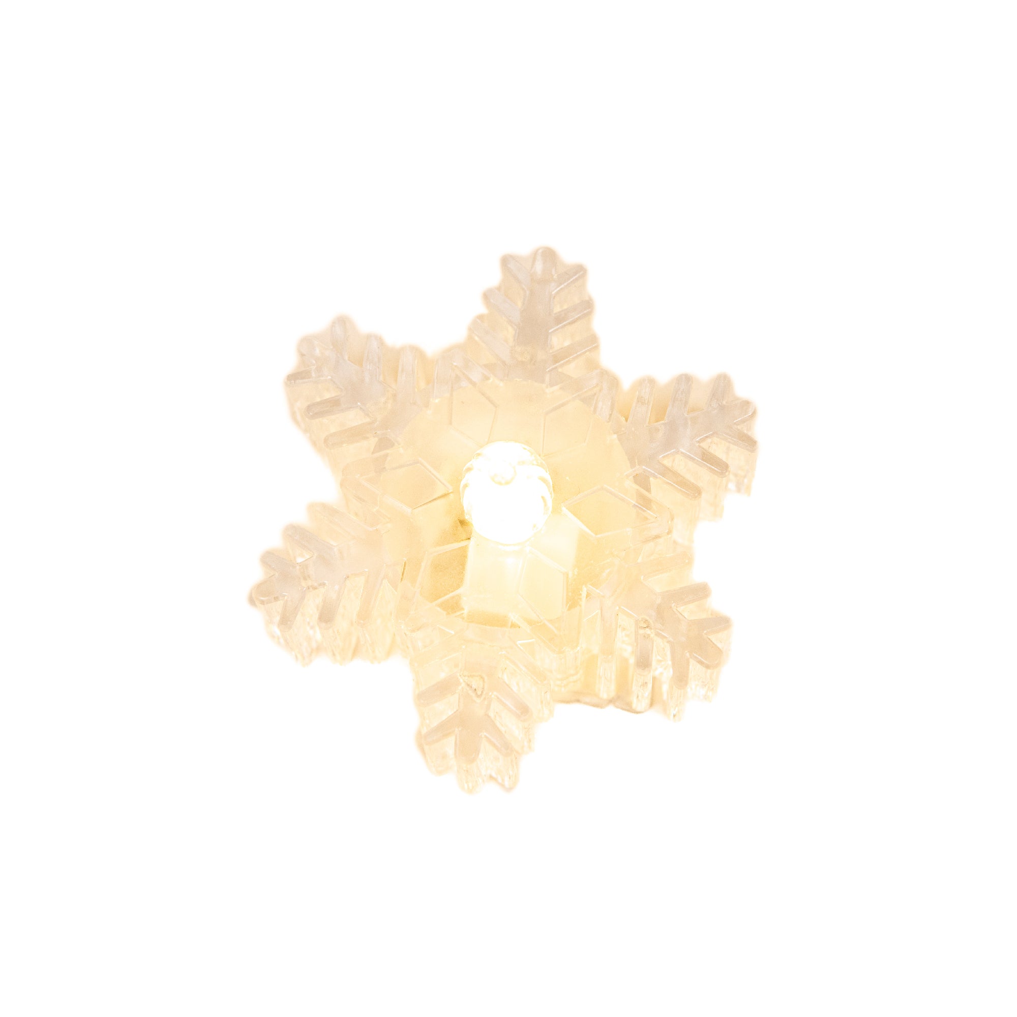LED Acrylic Snowflake Tealight, Christmas, Holiday Decor- Set of 6