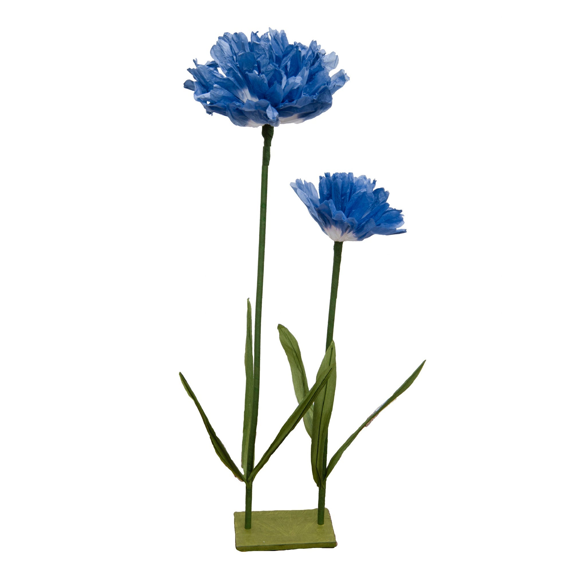 Blue Carnation Giant Paper Flower Decorative Stand, Home Décor, Party Decoration, Tabletop, Handmade