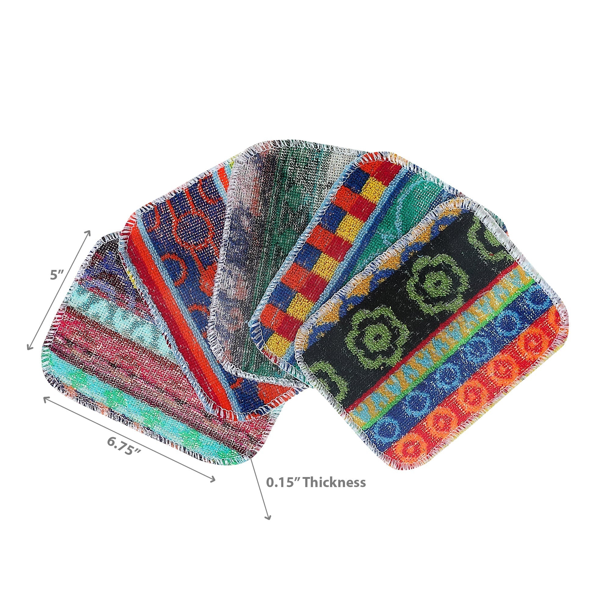Scrub Wow Original Assorted Cleaning Sponges - Set of 5