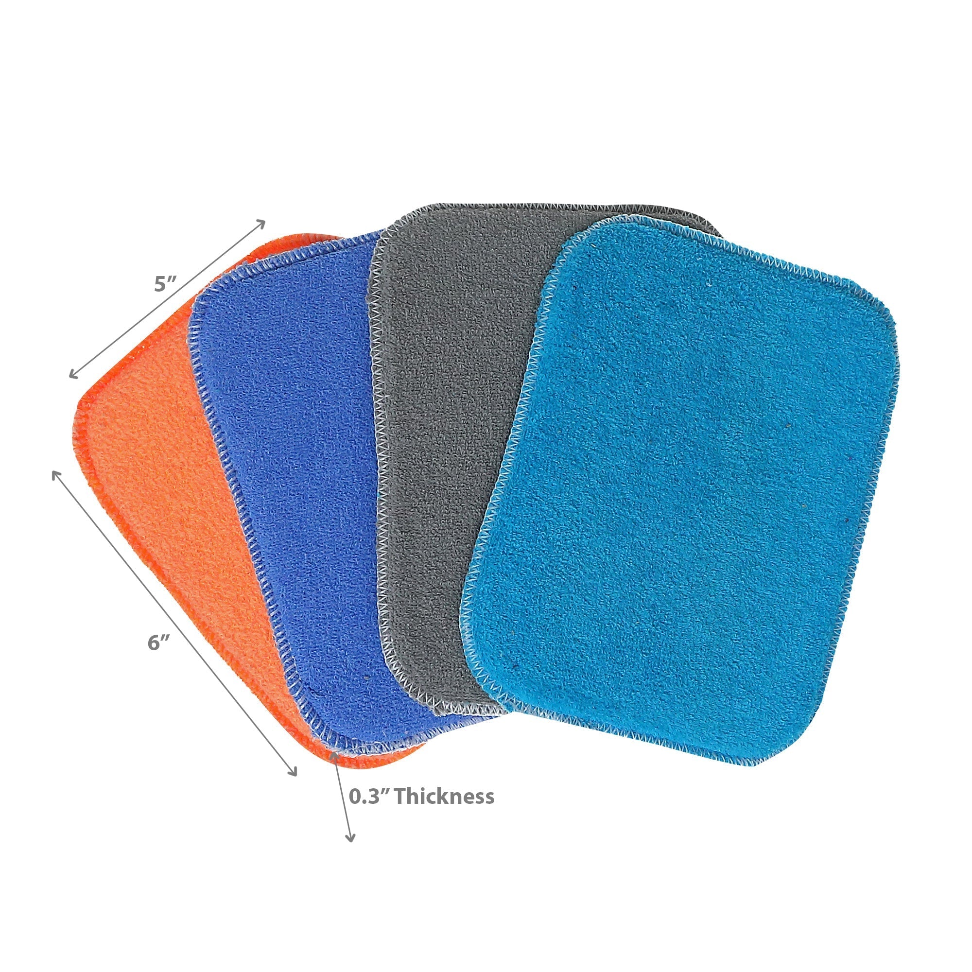 Scrub Wow Sponge Assorted Cleaning Sponges - Set of 4