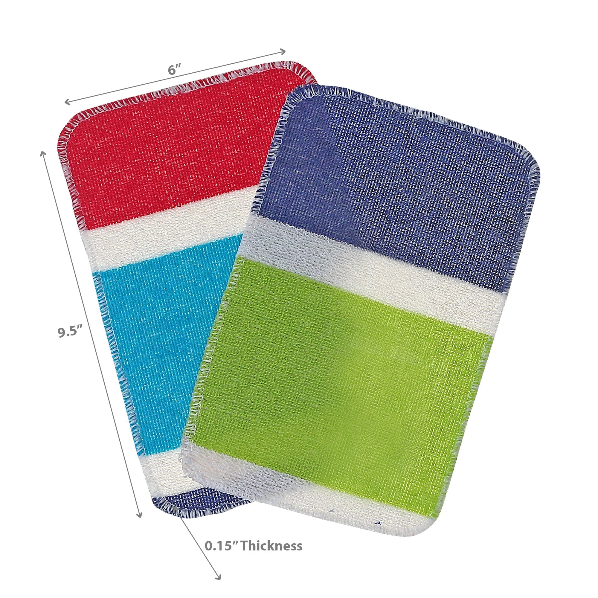 Scrub Wow Original Extra Large Assorted Cleaning Sponges - Set of 6