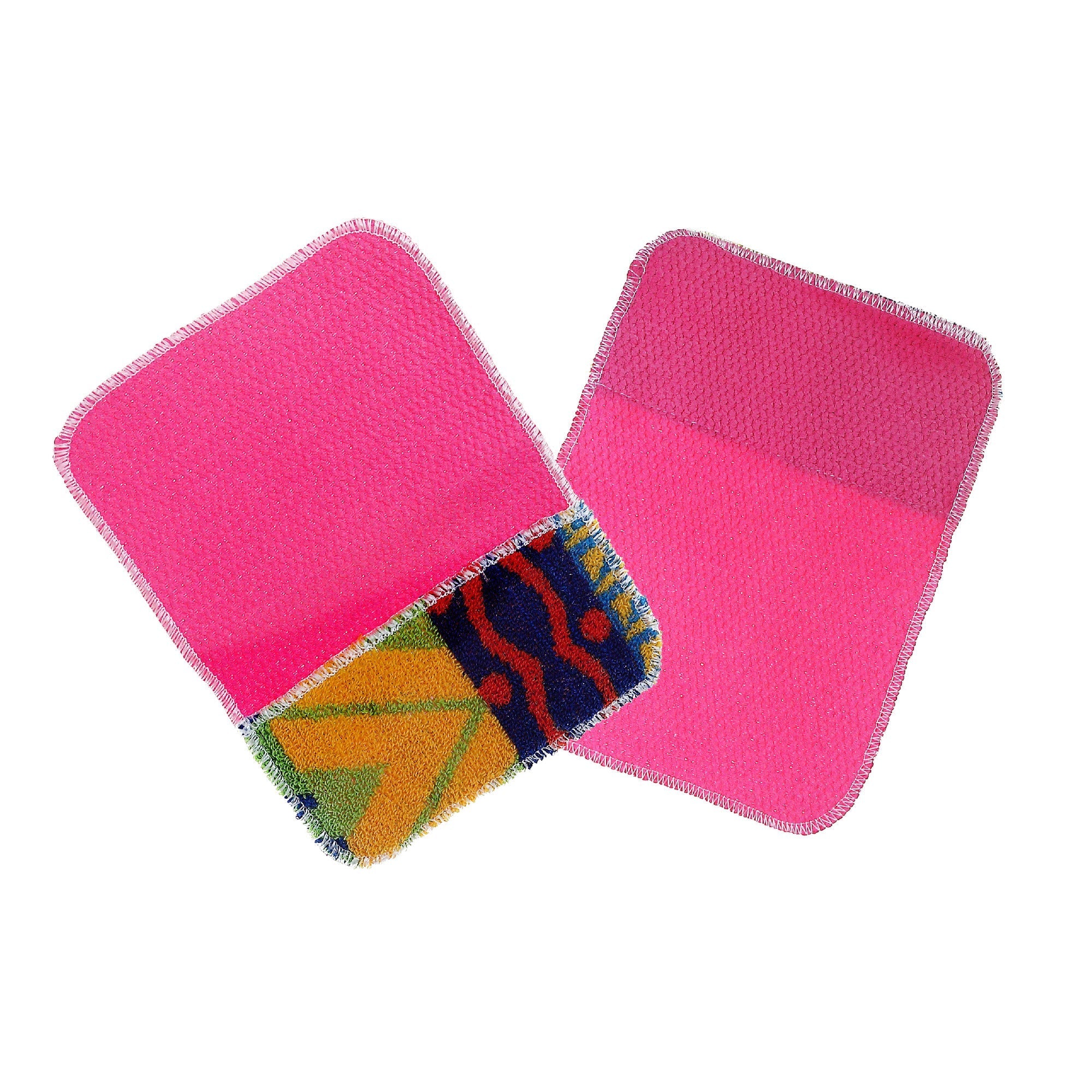 Scrub and Clean Assorted Cleaning Sponges - Set of 2 Kitchen Cleaning Tools