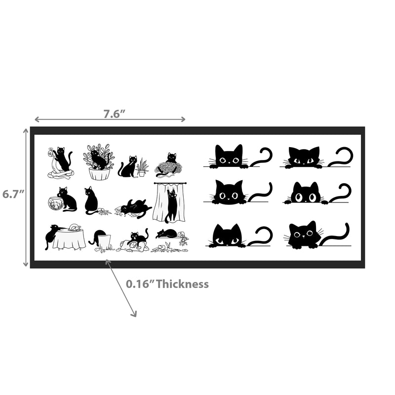 Swedish Dish Cloth Cats Set of 2